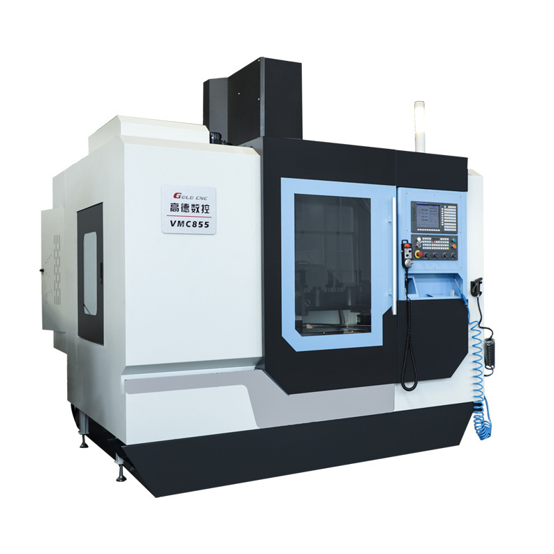 Vmc855 Vertical Machining Center with Computer-Controlled Hard Rail Linear Guides, 3-Axis Cnc Milling Machine, 800mm Stroke Machining Center Vmc855 Vertical Machining Center with Computer-Controlled Hard Rail Linear Guides, 3-Axis Cnc Milling Machine, 800mm Stroke Machining Center