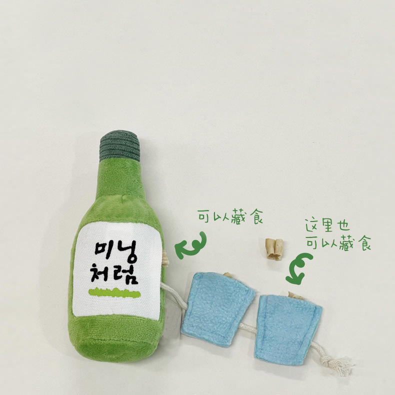 반려동물들은 이를 갈고, 씹고, 짖고, 귀여운 술병은, 소리를 내고, 음식을 숨기고, 냄새를 맡고, 장난감, 가시공, 비숑베어, 테디아마존