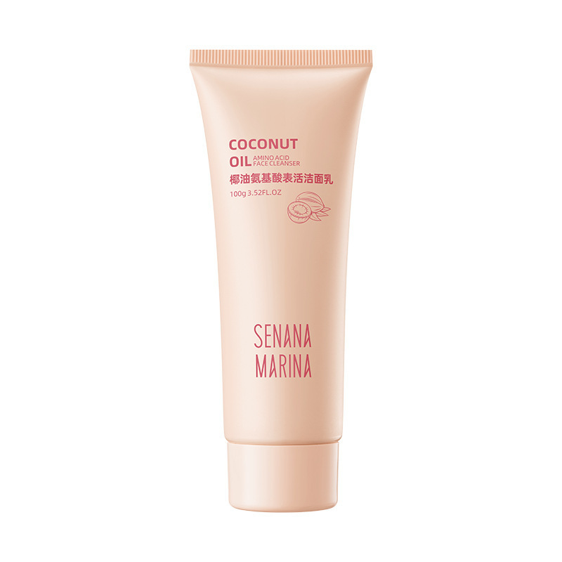 Limpiador facial de aminoácidos de Sena Limpiador facial de limpieza suave, refrescante, control de aceite, calmante y reparador, limpiador de marcas de acné diluido