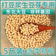 黄豆5斤新货 农家自产土黄豆东北大豆发豆芽打豆浆豆类五谷杂粮