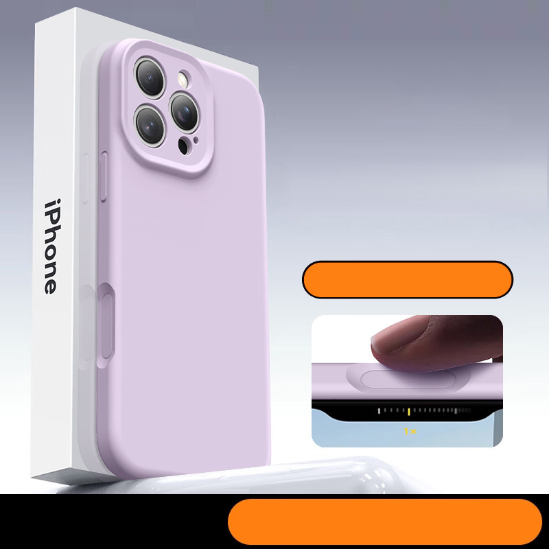 Nueva funda integrada con botón de cámara de silicona líquida, compatible con iPhone 14, iPhone 17, botón de cámara con IA, iPhone 15.