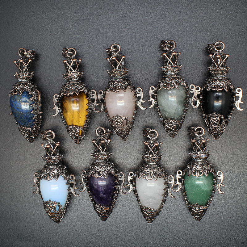 32g Weight Pendant Jewelry Making Type DIY Jewelry Accessories Classification 1 Piece Quantity natural stone Material Geometric Pattern Plating Design Vacation, Simple Style Style 1 Piece Natural Stone Geometric Pendant 无