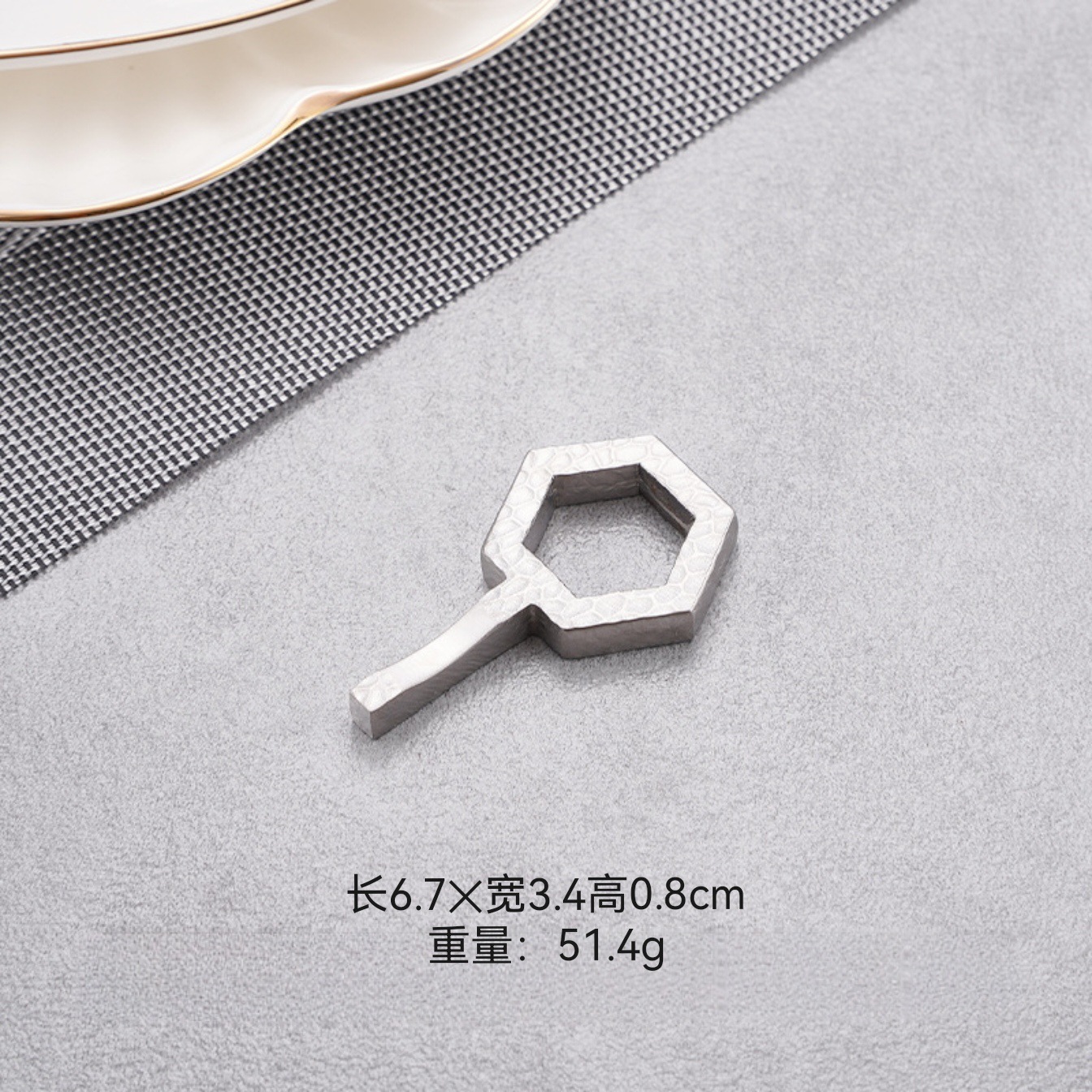 육각형 단면 해머 포인트 젓가락 꽂이 [샌딩 매트]