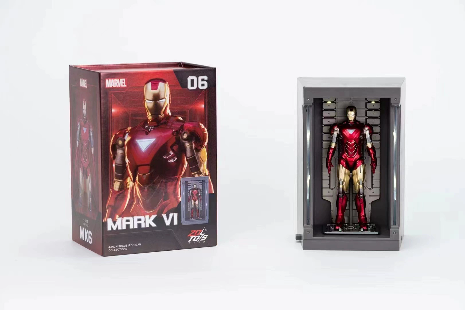 Minifigure (Marvel) MK85 Iron Man, 4-inch articulated collectible, multiple versions