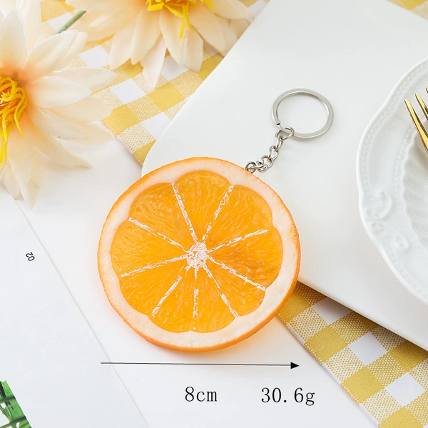 Big orange keychain