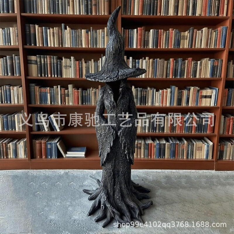 Cross-Border Halloween Hand-Painted Enchanting Witch Statue Resin Witch Statue Cross-Border Halloween Hand-Painted Enchanting Witch Statue Resin Witch Statue