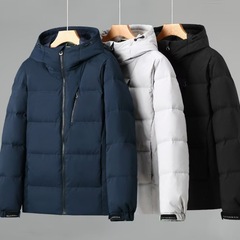 海丽HH同款连帽防风防水羽绒服24冬季新款男士保暖户外防寒外套潮