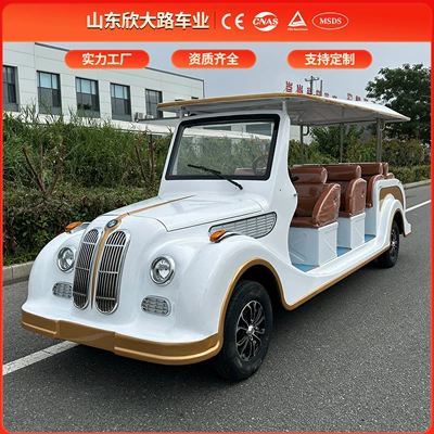 Electric Sightseeing Vehicles for Tourist Attractions, Hotel and Factory Shuttles, Tourist Buses, 11-Seater Real Estate Viewing Vehicles, Classic Cars