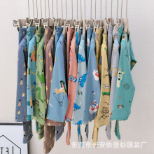 库存外贸尾货清仓2025秋季童装卡通印花保暖加绒家居服长袖长裤