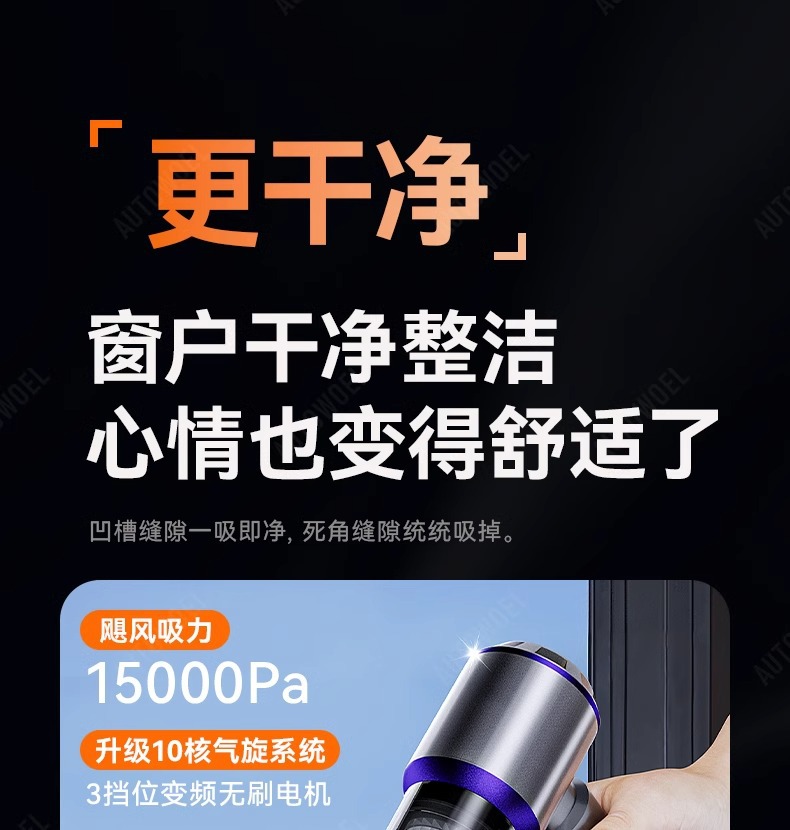 Wireless Vacuum Cleaner Household Car Large Suction Vacuum Cleaner Handheld Small Three-in-One Dust Blower Pet Hair Suction