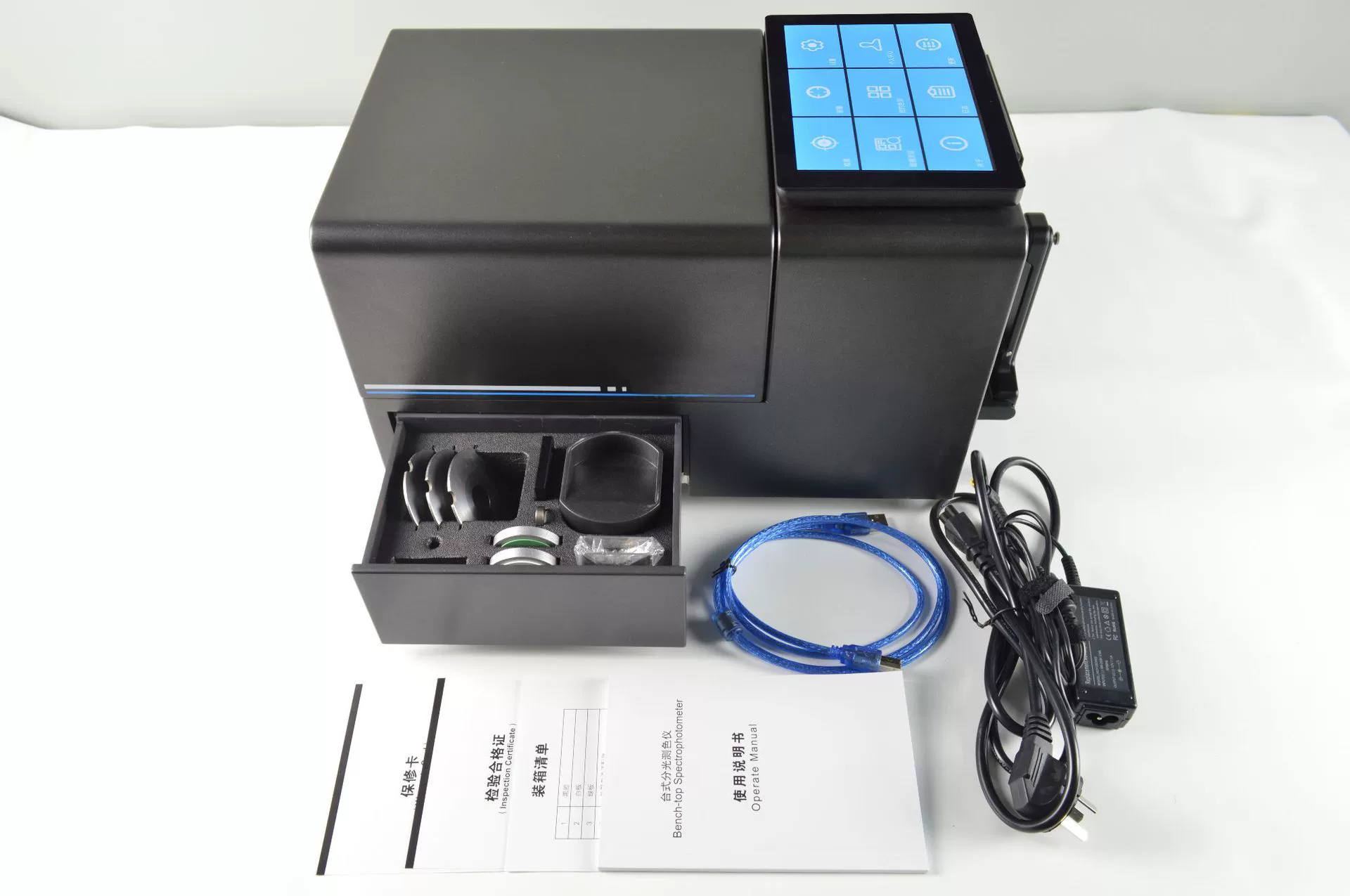 Высокоточный спектрофотометр CS-820N прозрачный жидкостный спектрофотометр пропускаемости порошка грацинг