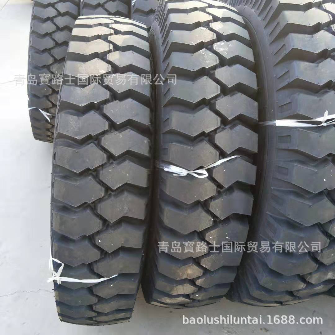 挖沟机轮胎 10.00-20   矿用轮胎  块花