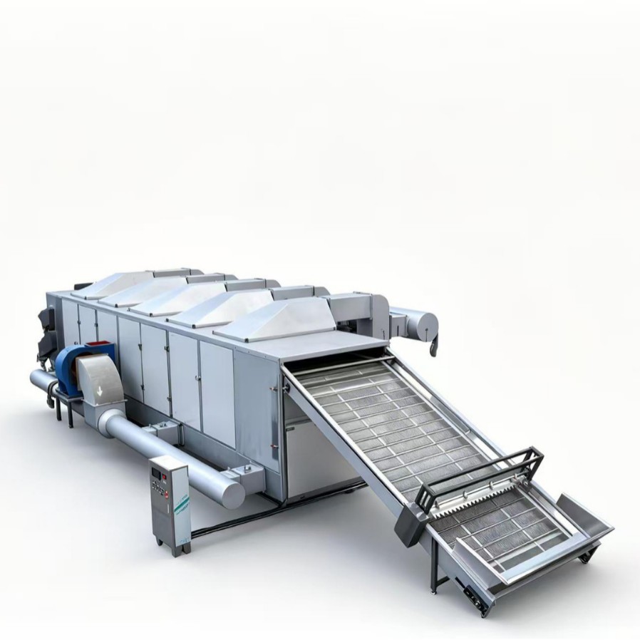 Manufacturer of Multi-Layer Belt-Type Hot Air Circulation Continuous Drying Equipment for Processing and Drying Goji Berries