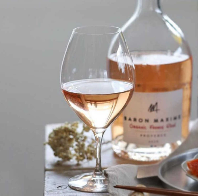 Японский современный коктейль из красного вина Домашний ресторан Хрустальный стеклянный бокал для вина