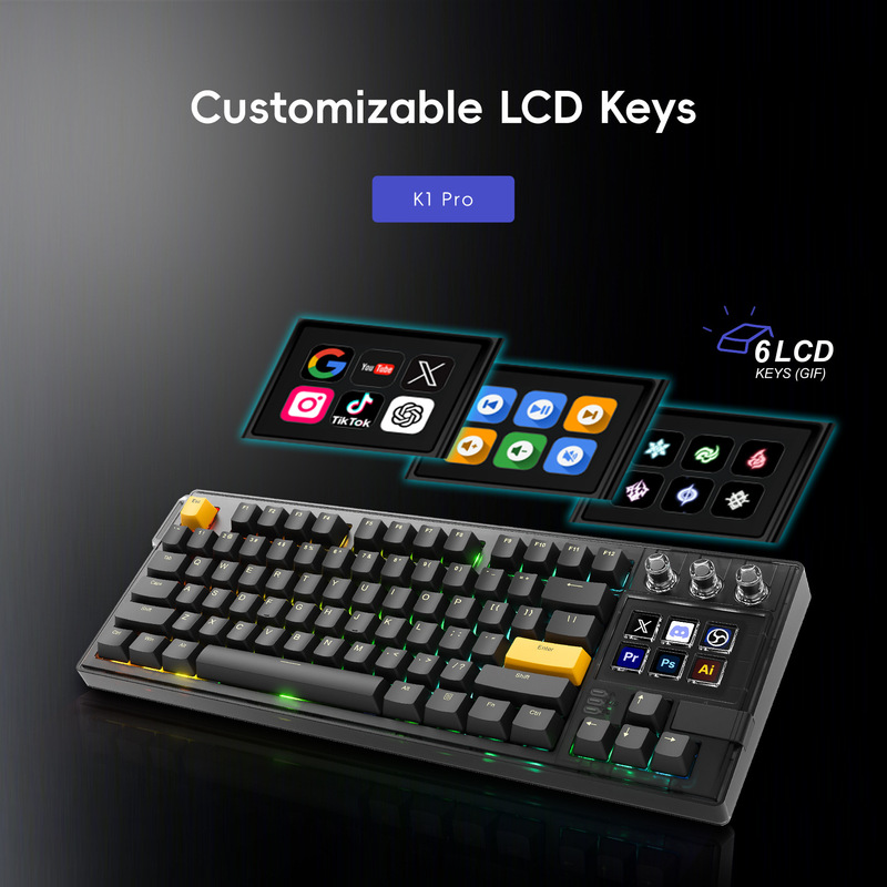 MiraBox Keyboard K1PRO/A Talking Keyboard/Game Keyboard MiraBox Keyboard K1PRO/A Talking Keyboard/Game Keyboard