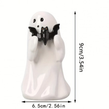 V 12438 Halloween white ghost ornament ��ʥ�ڰװڼ��羳