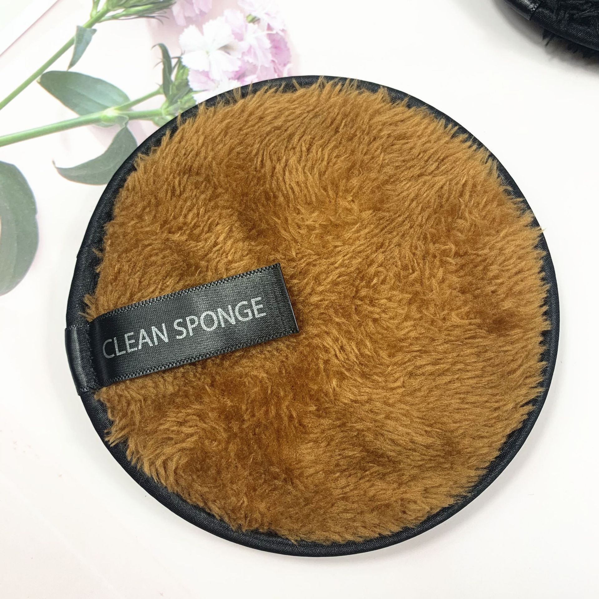 Fábrica directa perezosa agua limpia lavar la cara desmaquillaje algodón polvo de limpieza esponja de maquillaje herramientas de polvo de maquillaje desmaquillaje