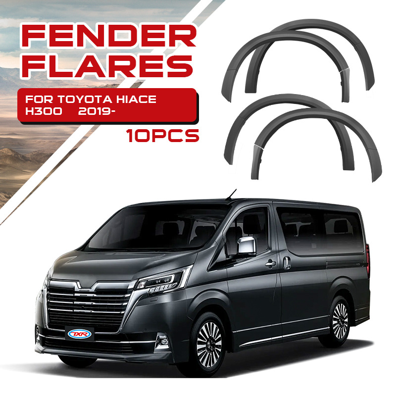 Tenxinrui es adecuado para Toyota hiace H300 cubierta del coche modificado ceja rueda exterior placa Accesorios