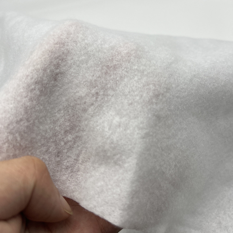 En stock venta al por mayor 60 ~ 180g algodón punzonado algodón placket manguito relleno algodón pecho algodón poliéster tela no tejida