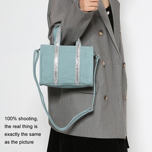 Two-piece versatile one-shoulder crossbody square handbag
