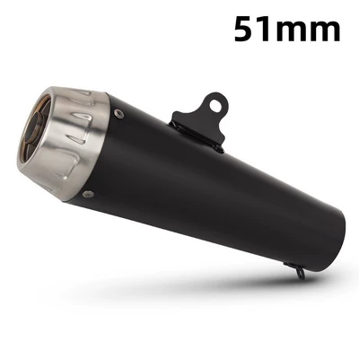 Motorcycle exhaust pipe Pipe Italian Arrow Domestic - stainless-steel-black-51mm-welded-lifting-lugs