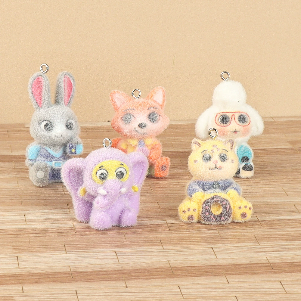 Cartoon cute doll, creative decorations with accessories, handmade