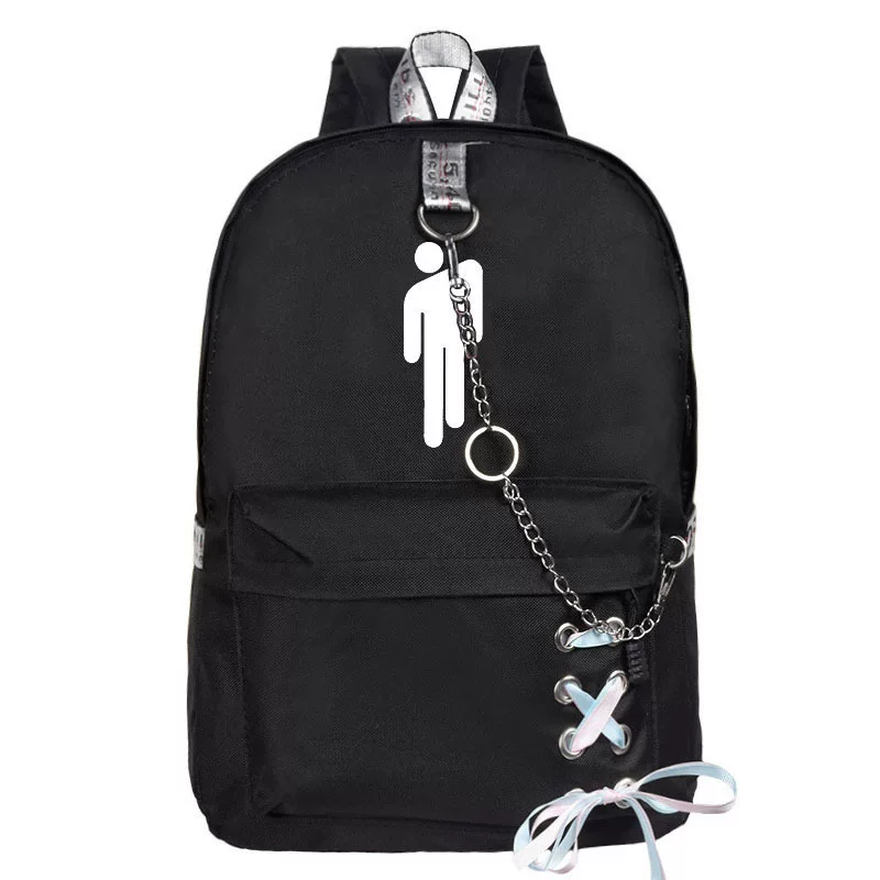 Сумка Billie Eilish Bili Elish Surrounding Bag Bags Backpack Street Casual Мужчины и Женщины Холщовые Сумки