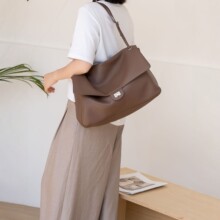 真皮单肩包女小香风百搭2026新款斜挎包头层牛皮时尚通勤包跨境