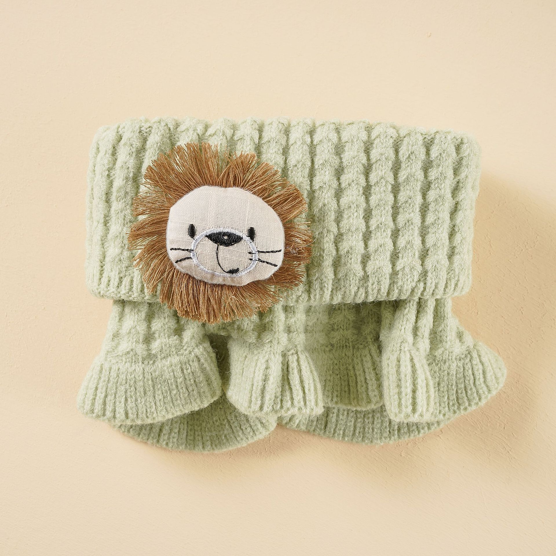 Muñeca de dibujos animados tridimensional bufanda de las niñas bufanda de los niños bebé cálido engrosado princesa collar de otoño e invierno image 4