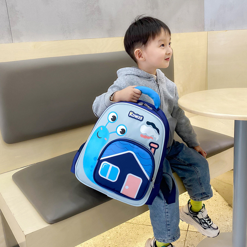 Mochila escolar de jardín de infantes con estampado de dibujos animados Mochila para niños 4-6 años
