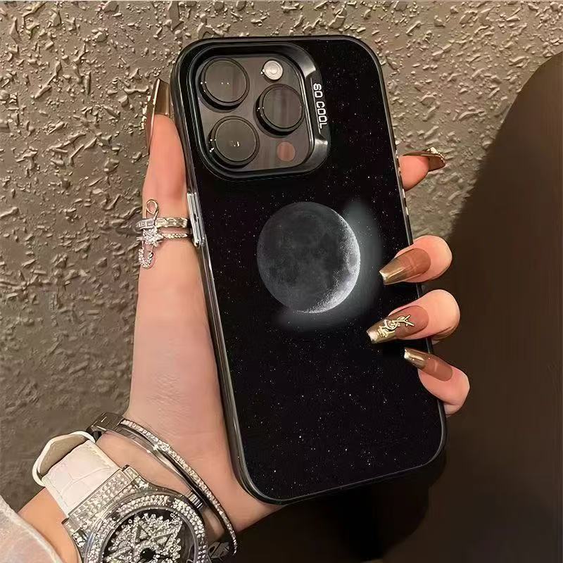 Color plata concha-negro-luz solar luna ASD123