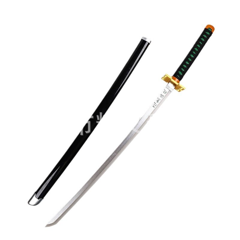 光る侍刀 鬼滅の刃 日輪刀 漫画コスプレ小道具 武器模型 木刀 剣 おもちゃ刀 クール|undefined