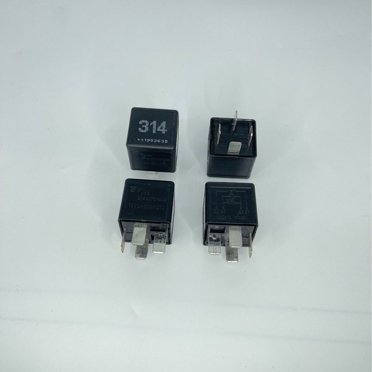 泰科314号汽车继电器V23134-B52-X270泰科12V 4脚汽车继电器