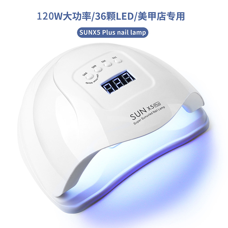 Máquina de fototerapia para uñas, lámpara de uñas, lámpara que no oscurece, alta potencia, secado rápido, secado rápido, salón de uñas
