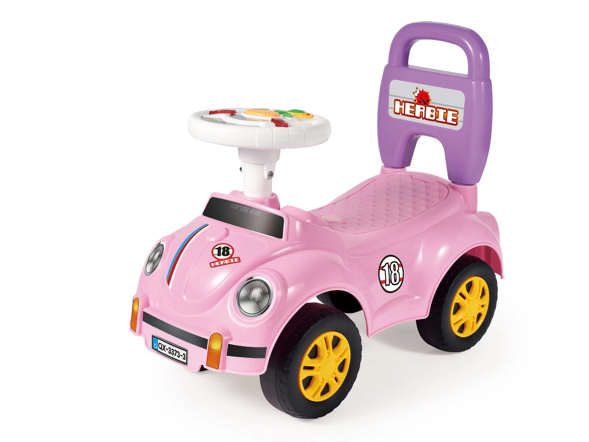 등받이가없는 음악으로 3373-3 핑크