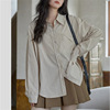 Spring thin sexy shirt, jacket, suitable for teen, french style