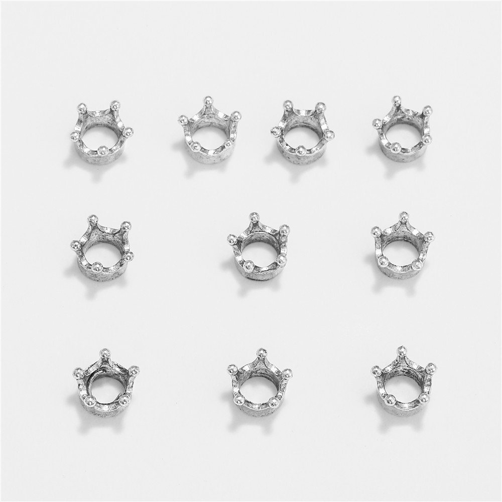 Three-dimensional Crown Alloy Retro Diy Jewelry Accessories display picture 3