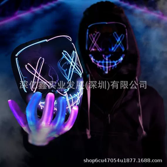 Gloves, mask, set, (Cross-border trading), halloween