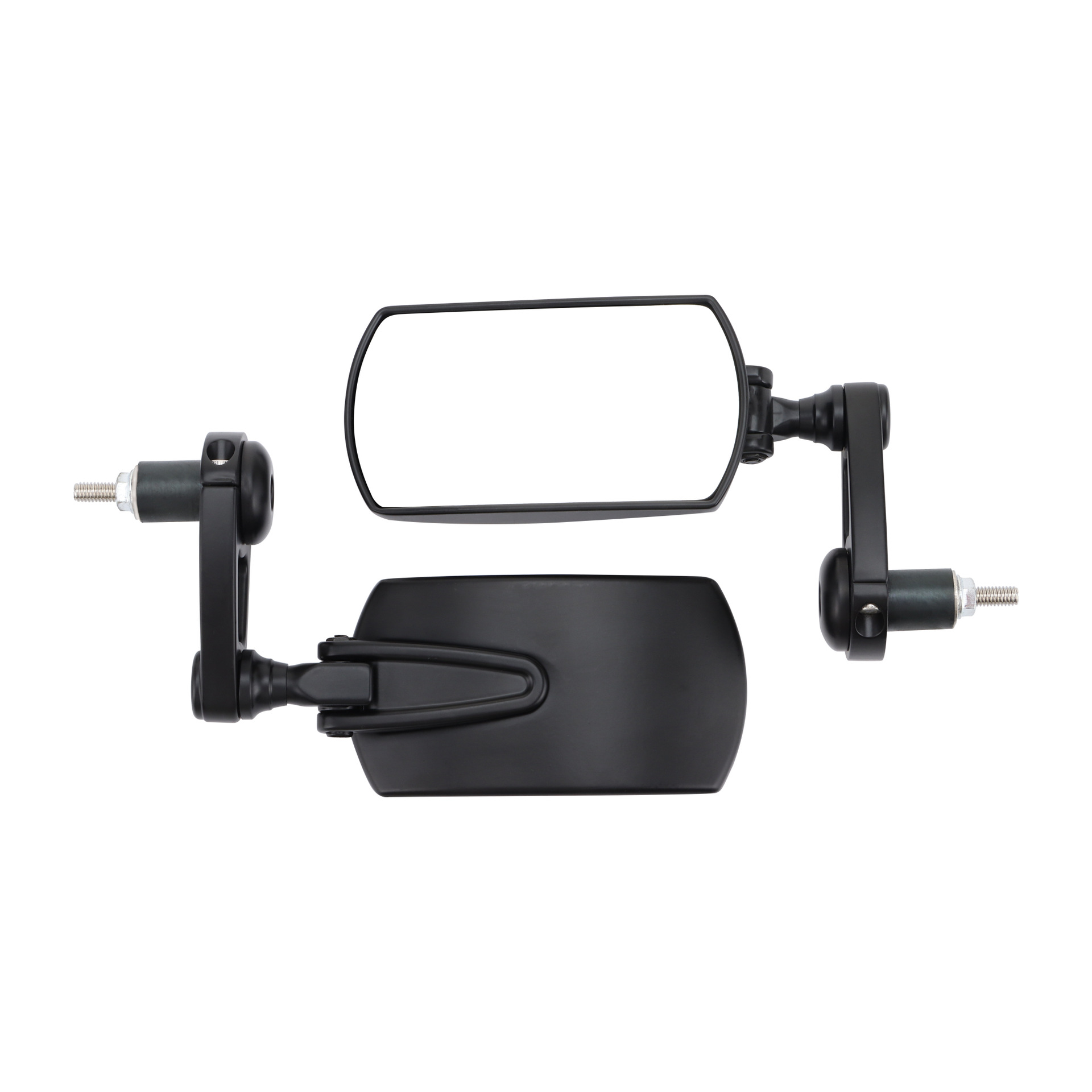 GOOFIT rearview mirror suitable for motorcycle 360 ° adjustable 17-19mm handle mirror rearview mirror black
