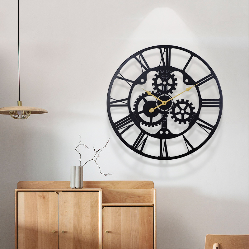 Cross -Bordder Retro Iron 钟 复