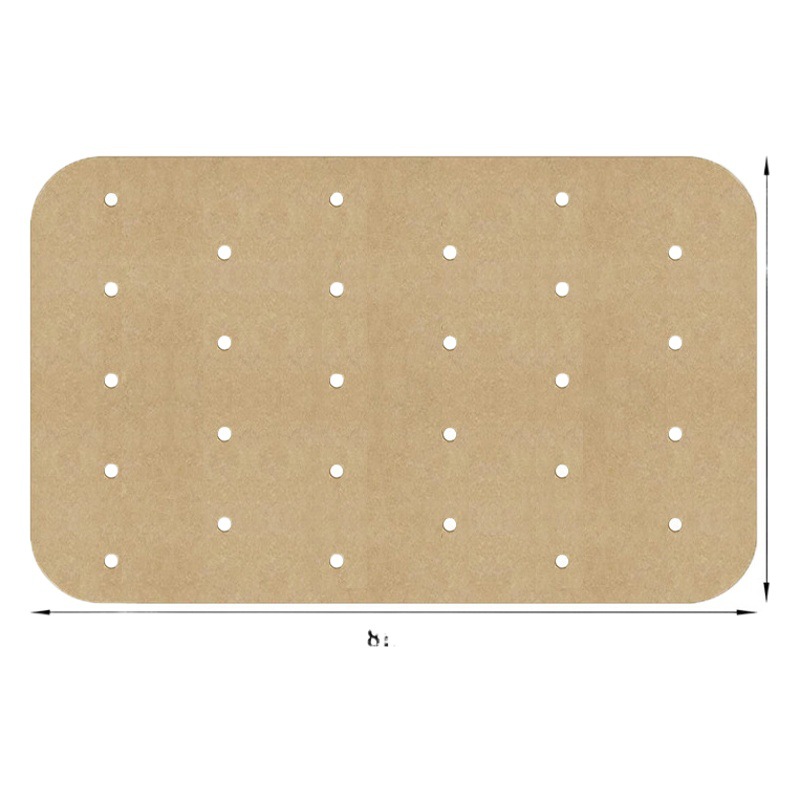 Transfronterizo freidora de aire papel absorbente de aceite papel de hornear bandeja de hornear antiadherente bandeja de papel de aceite de silicona 14 * cm en stock Generación de cabello