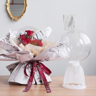 Acrylic wave ball Net red wave ball high transparent Bubble Ball flower packaging floral diy material wholesale