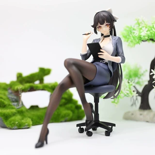 碧蓝美少女秘书高雄坐姿 动漫GK模型手办潮玩桌面摆件周边