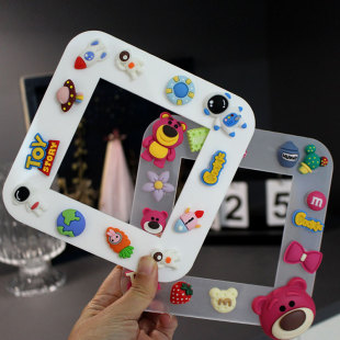 Ll Cabpuccino Acrylic Switch Frame Cover Light Luxury Style Ugly Cover Modern Simple Anti-Dirty Paste-Free Switch Set