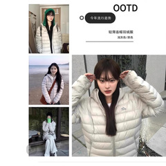 做工好冬季排骨宽松棉服女情侣外套轻薄宽松连帽小个子棉服外套女