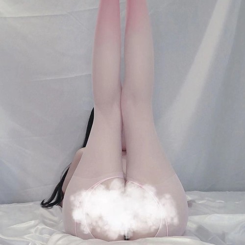 Sexy Pure Desire Gradual Change Thigh High Stockings Pantyhose Female Open Crotch Easy Insertion No Removal Ultra Thin Black Stockings Temptation Super Hot 