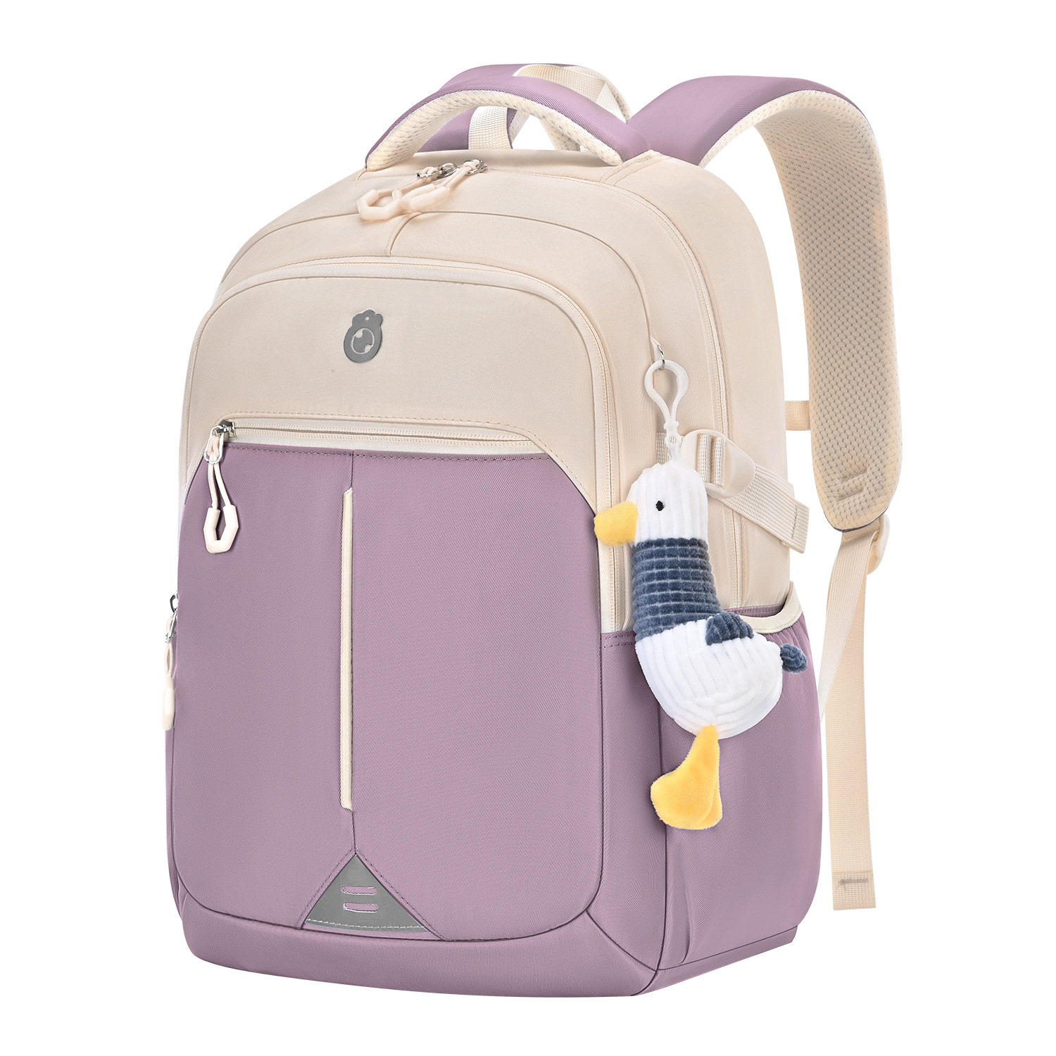 Kami Sheep Mochila para niñas, estudiantes de tercer a sexto grado, niñas, niños, protección de la columna, reducción de la carga, mochila para niñas de secundaria