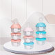 Factory wholesale three-layer portable out milk powder box baby food packing storage box