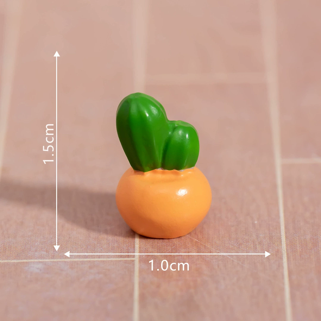 Миниатюрная мебель для гостиной, набор для кукольного домика DIY, мультяшный микропейзаж