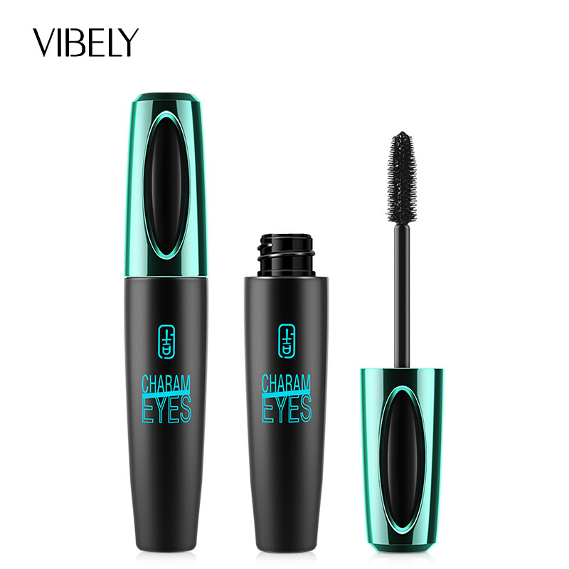 Cross border foreign trade vibilly thick curly eye black long lasting not easy to faint and dye fiber long brush head eye black wholesale